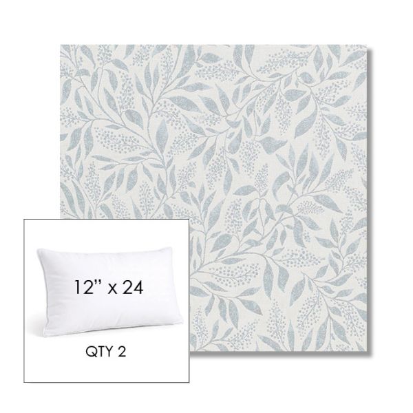 Picture of Exquisite Mist | 12" x 24" Lumbar Sunbrella® Outdoor Pillow