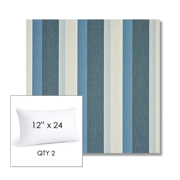 Picture of Gateway Coast | 12" x 24" Lumbar Sunbrella® Outdoor Pillow