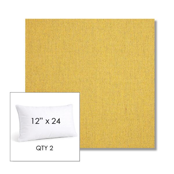 Picture of Heritage Dijon | 12" x 24" Lumbar Sunbrella® Outdoor Pillow