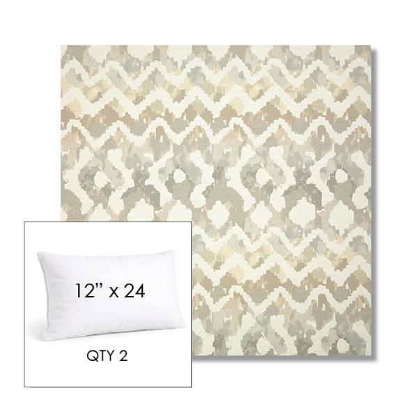 Picture of Inga Marble | 12" x 24" Lumbar Sunbrella® Outdoor Pillow