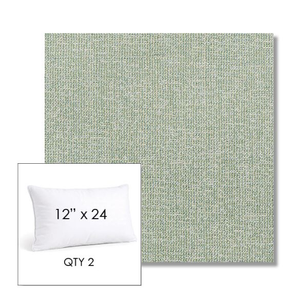 Picture of Kismet Moss | 12" x 24" Lumbar Sunbrella® Outdoor Pillow