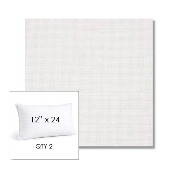 Picture of Linville Snow | 12" x 24" Lumbar Sunbrella® Outdoor Pillow