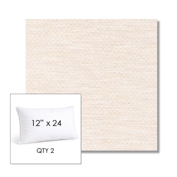 Picture of Litchfield Eggshell | 12" x 24" Lumbar Sunbrella® Outdoor Pillow