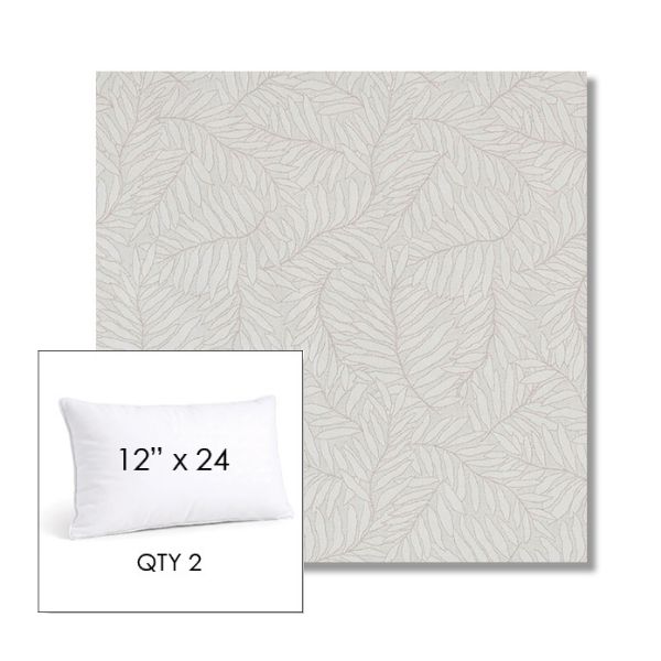 Picture of Lively Parchment | 12" x 24" Lumbar Sunbrella® Outdoor Pillow