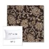 Picture of Martha Floral Garden Path | 12" x 24" Lumbar Sunbrella® Outdoor Pillow
