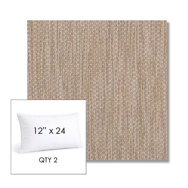 Picture of Metamorphic Sand | 12" x 24" Lumbar Sunbrella® Outdoor Pillow