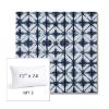 Picture of Midori Indigo | 12" x 24" Lumbar Sunbrella® Outdoor Pillow