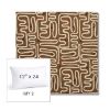 Picture of Nema Teak | 12" x 24" Lumbar Sunbrella® Outdoor Pillow