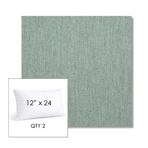 Picture of Pashmina Mist | 12" x 24" Lumbar Sunbrella® Outdoor Pillow