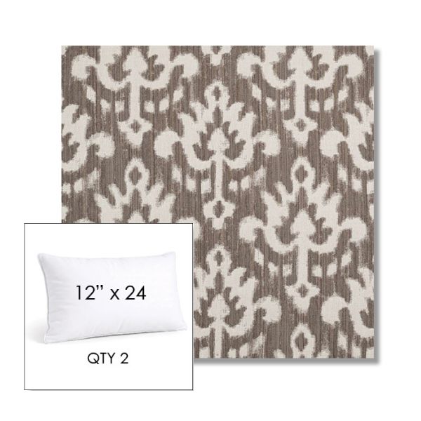 Picture of Patra Mushroom | 12" x 24" Lumbar Sunbrella® Outdoor Pillow