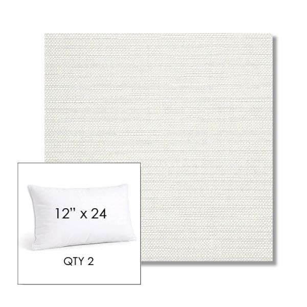 Picture of Piazza Cloud | 12" x 24" Lumbar Sunbrella® Outdoor Pillow