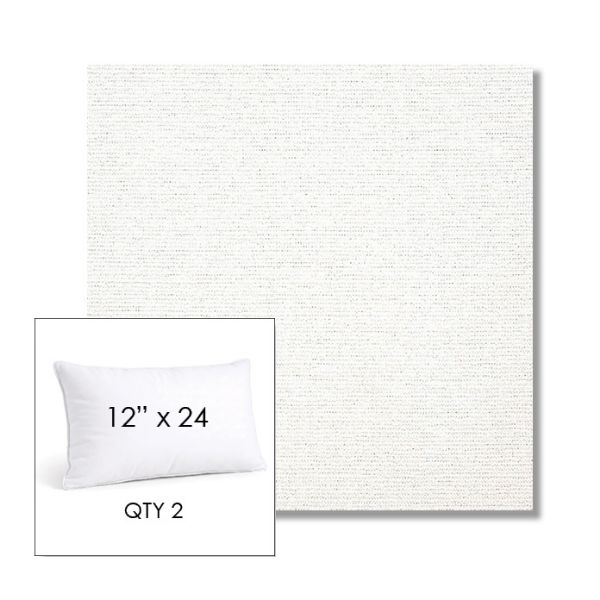 Picture of Platform Salt | 12" x 24" Lumbar Sunbrella® Outdoor Pillow