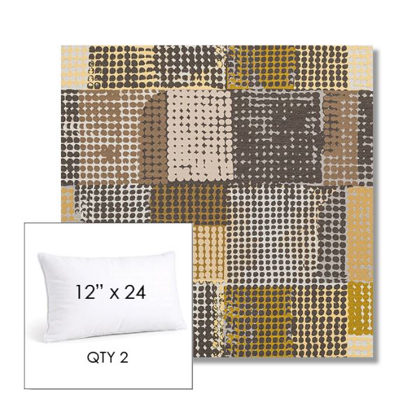 Picture of Pop Corn | 12" x 24" Lumbar Sunbrella® Outdoor Pillow