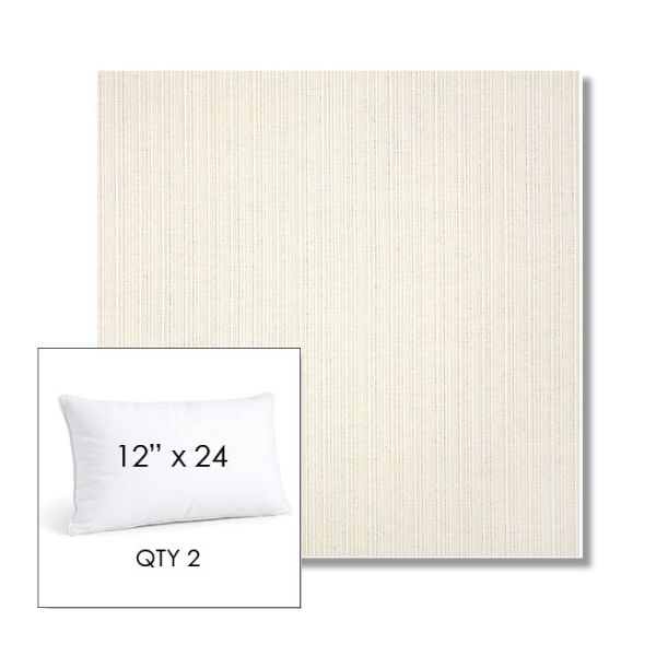 Picture of Proven Ivory | 12" x 24" Lumbar Sunbrella® Outdoor Pillow