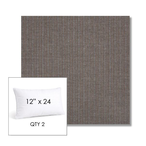 Picture of Proven Mink | 12" x 24" Lumbar Sunbrella® Outdoor Pillow