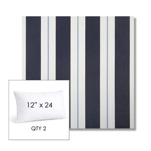 Picture of Relate Harbor | 12" x 24" Lumbar Sunbrella® Outdoor Pillow