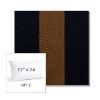 Picture of Rothko Bourbon Blue | 12" x 24" Lumbar Sunbrella® Outdoor Pillow