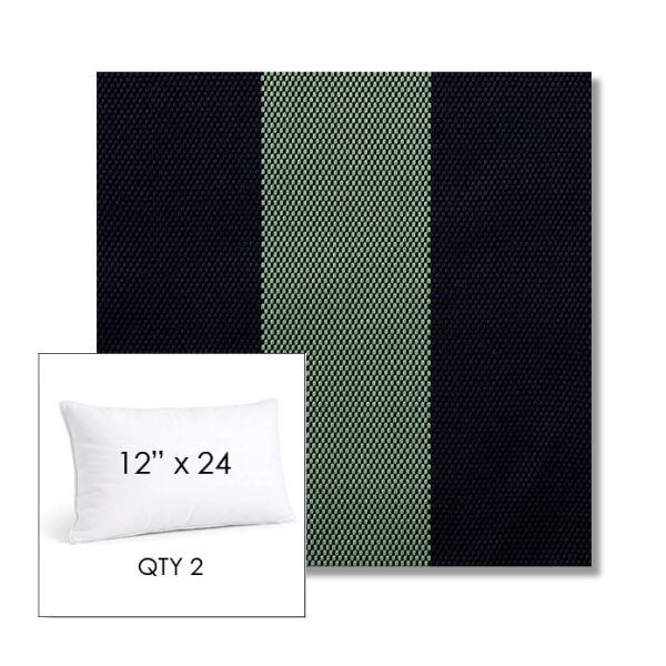 Picture of Rothko Mint Julep | 12" x 24" Lumbar Sunbrella® Outdoor Pillow