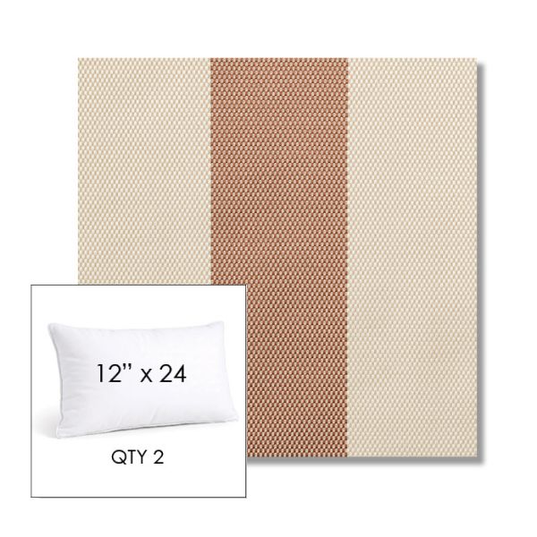 Picture of Rothko Pink Lady | 12" x 24" Lumbar Sunbrella® Outdoor Pillow