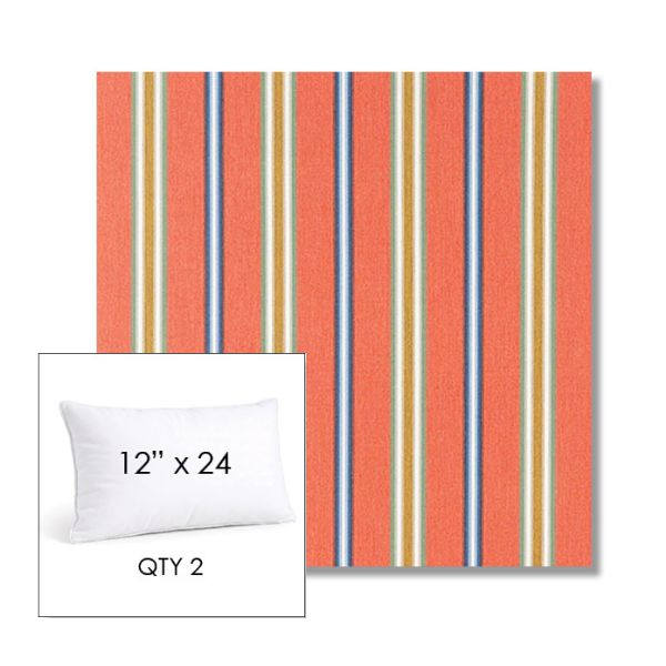 Picture of Saltillo Sedona | 12" x 24" Lumbar Sunbrella® Outdoor Pillow