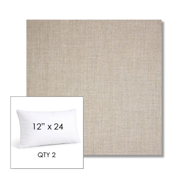 Picture of Switch Flax | 12" x 24" Lumbar Sunbrella® Outdoor Pillow