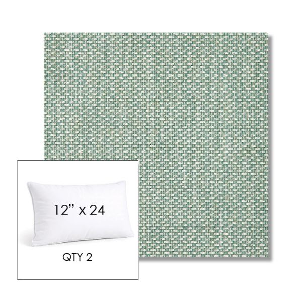 Picture of Tailored Spa | 12" x 24" Lumbar Sunbrella® Outdoor Pillow