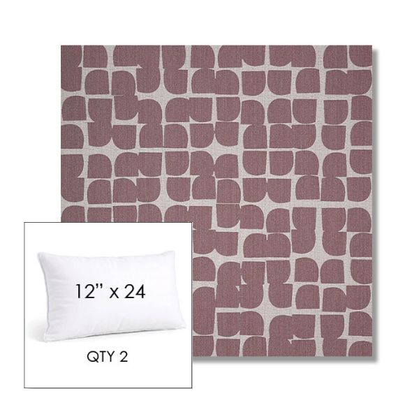 Picture of Toggle Aster | 12" x 24" Lumbar Sunbrella® Outdoor Pillow