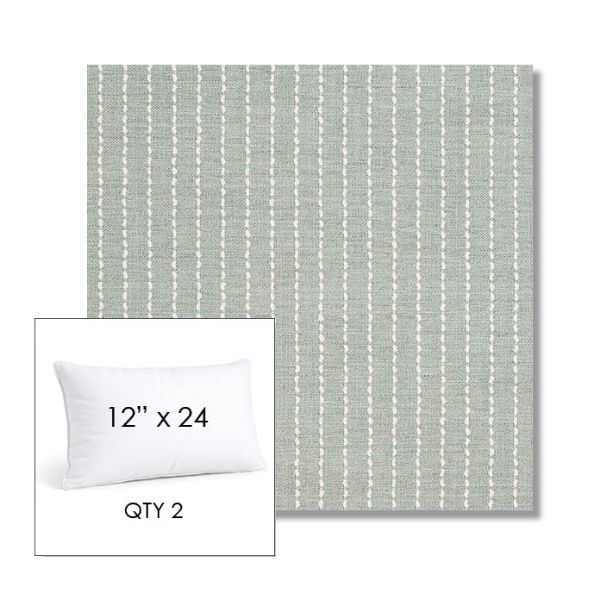 Picture of Trail Sky | 12" x 24" Lumbar Sunbrella® Outdoor Pillow