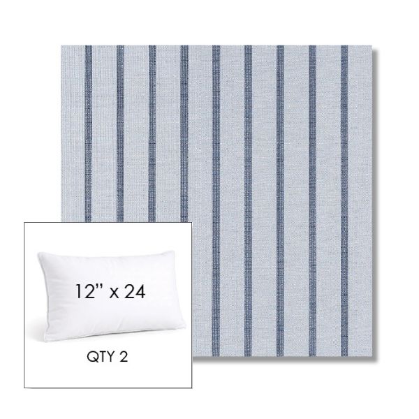 Picture of Unwind Sky | 12" x 24" Lumbar Sunbrella® Outdoor Pillow