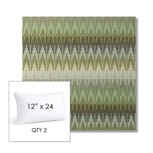 Picture of Valley Herbal | 12" x 24" Lumbar Sunbrella® Outdoor Pillow