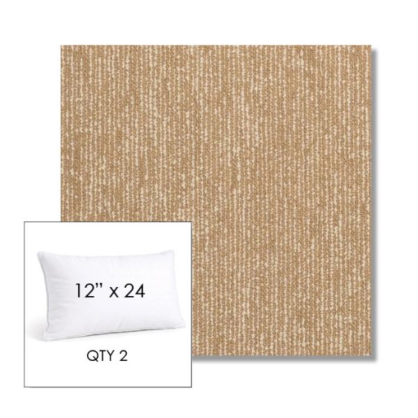 Picture of Vista Sand | 12" x 24" Lumbar Sunbrella® Outdoor Pillow