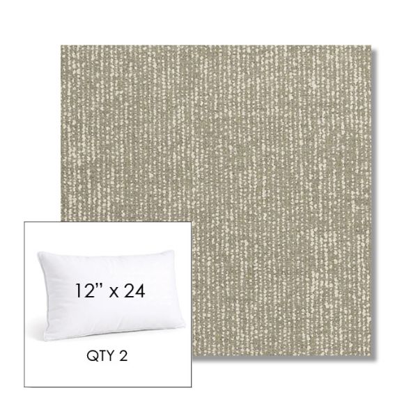 Picture of Vista Seasalt | 12" x 24" Lumbar Sunbrella® Outdoor Pillow