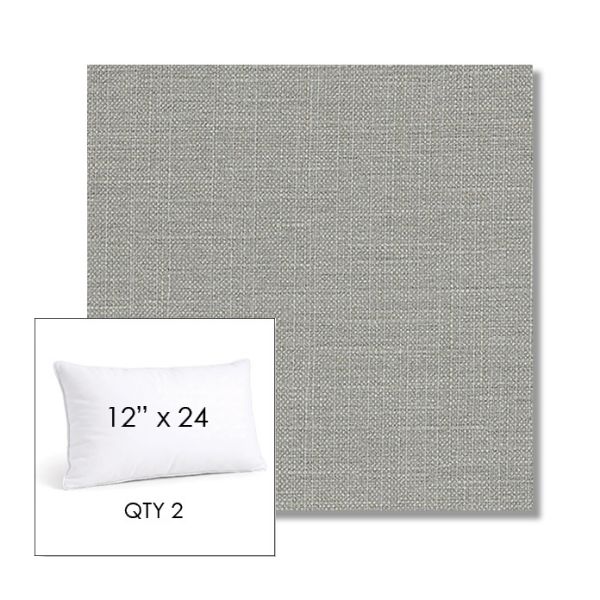 Picture of Willa Celery | 12" x 24" Lumbar Sunbrella® Outdoor Pillow