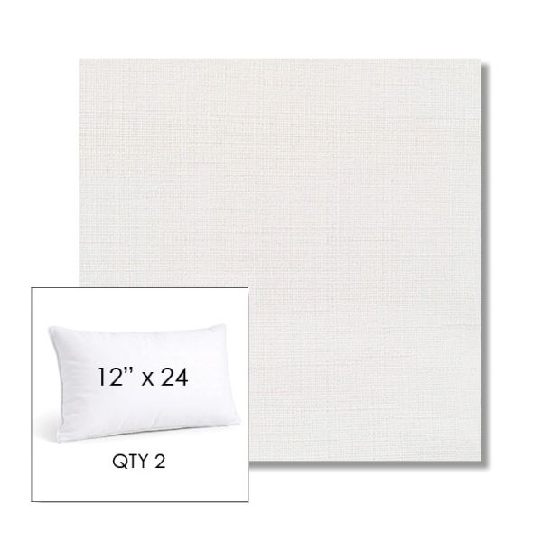 Picture of Willa Snow | 12" x 24" Lumbar Sunbrella® Outdoor Pillow