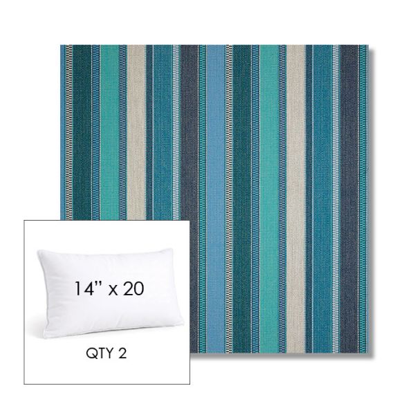 Picture of Ascend Oasis | 14" x 20" Lumbar Sunbrella® Outdoor Pillow