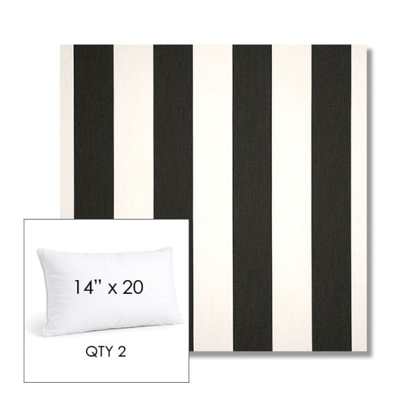 Picture of Cabana Classic | 14" x 20" Lumbar Sunbrella® Outdoor Pillow