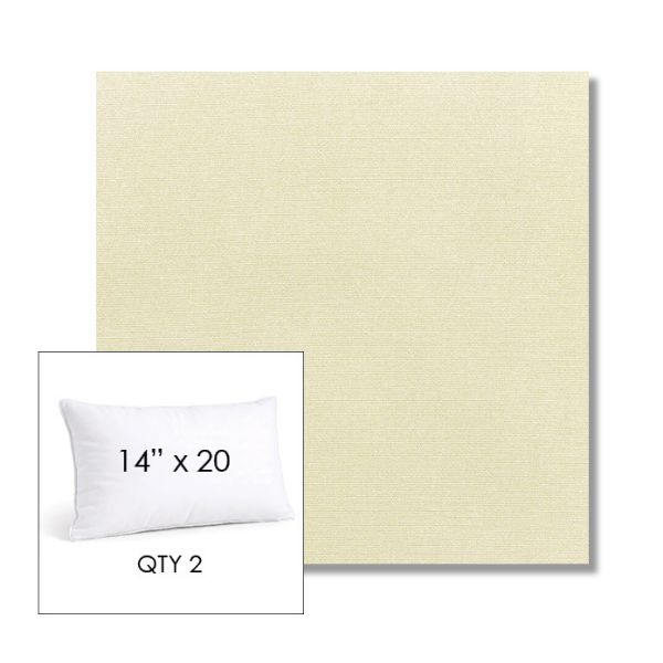 Picture of Canvas Canvas | 14" x 20" Lumbar Sunbrella® Outdoor Pillow