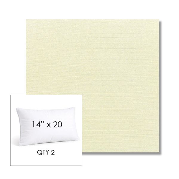 Picture of Canvas Natural | 14" x 20" Lumbar Sunbrella® Outdoor Pillow
