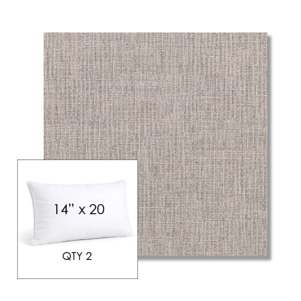 Picture of Cassava Stone | 14" x 20" Lumbar Sunbrella® Outdoor Pillow