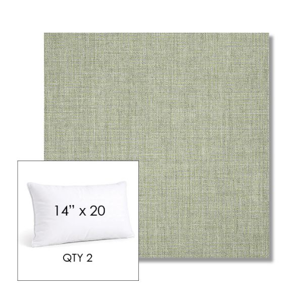 Picture of Cast Oasis | 14" x 20" Lumbar Sunbrella® Outdoor Pillow