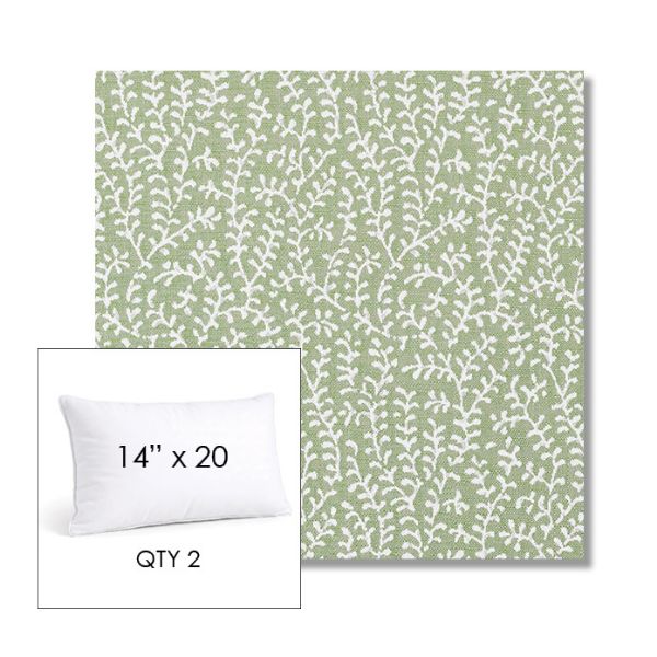 Picture of Eberly Spring | 14" x 20" Lumbar Sunbrella® Outdoor Pillow