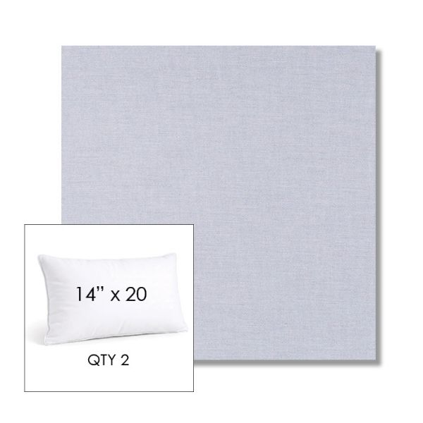 Picture of Exhale Sky | 14" x 20" Lumbar Sunbrella® Outdoor Pillow