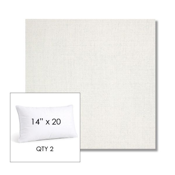 Picture of Idol Snow | 14" x 20" Lumbar Sunbrella® Outdoor Pillow