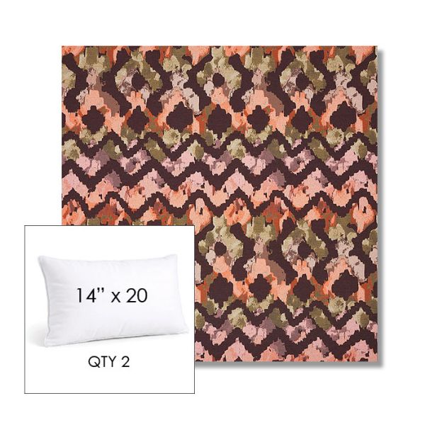 Picture of Inga Gypsy | 14" x 20" Lumbar Sunbrella® Outdoor Pillow