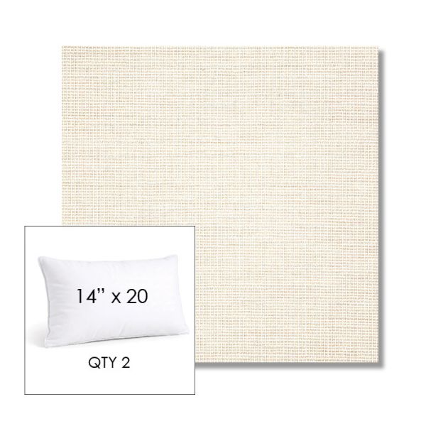 Picture of Kudos Vellum | 14" x 20" Lumbar Sunbrella® Outdoor Pillow