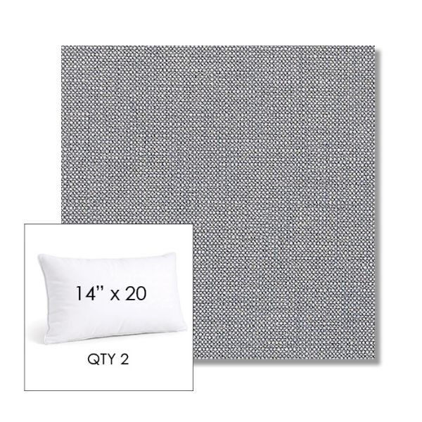 Picture of Linville Denim | 14" x 20" Lumbar Sunbrella® Outdoor Pillow