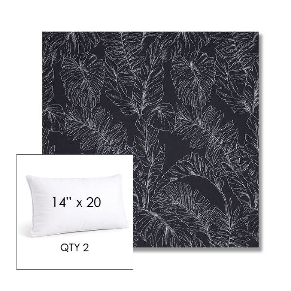 Picture of Palma Bahama | 14" x 20" Lumbar Sunbrella® Outdoor Pillow