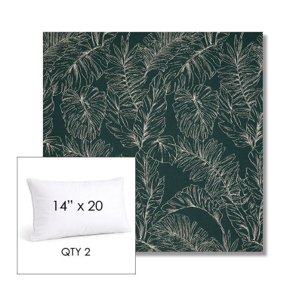 Picture of Palma Canopy | 14" x 20" Lumbar Sunbrella® Outdoor Pillow