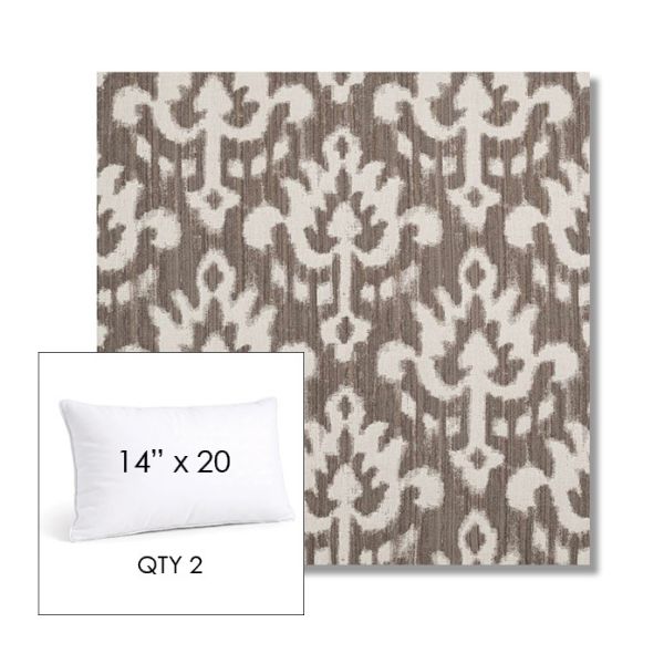 Picture of Patra Mushroom | 14" x 20" Lumbar Sunbrella® Outdoor Pillow