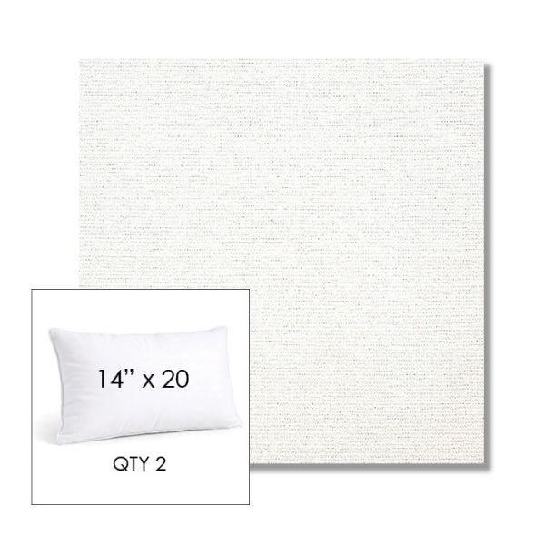 Picture of Platform Salt | 14" x 20" Lumbar Sunbrella® Outdoor Pillow